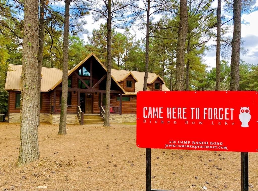 Came Here To Forget Cabin Broken Bow Extérieur photo